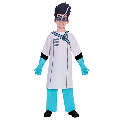 (PKT) (9904228) Child Boys PJ Masks Romeo Costume (5-6yr)
