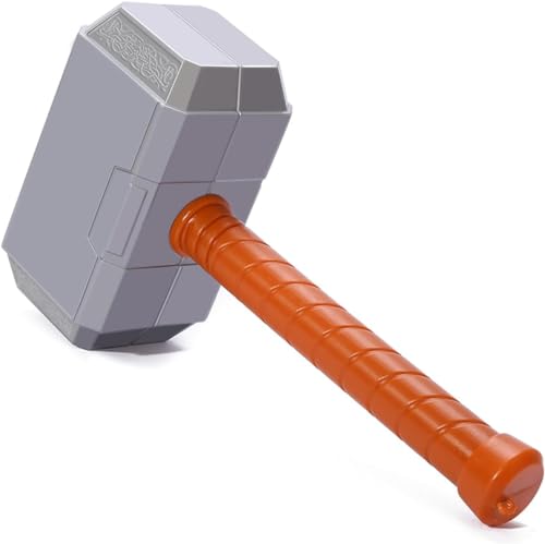 Thors Hammer Spielzeug für Kinder, für Kostüm, Thor für Kinder, Superhelden, fantastisches Spielzeug, Spielzeughammer für Wikinger-Kostüm, Wikinger oder Superhelden.