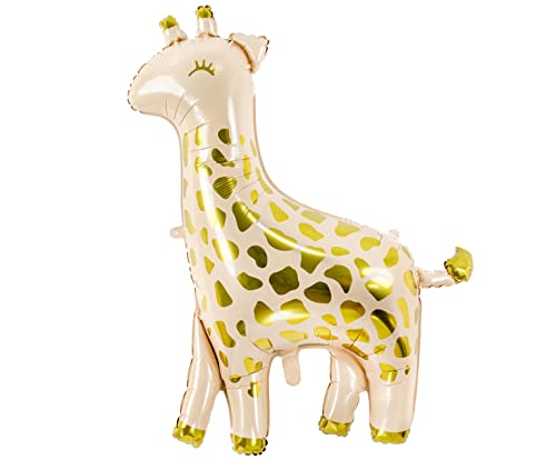 XXL Folienballon Giraffe süße Girrafe Ballon Deko Geburtstag Kindergeburtstag Mädchen Junge Geschenk Kinder Geburtstag Motto Safari Dschungel