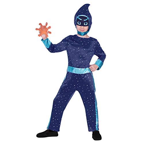 (PKT) (9904228) Child Boys PJ Masks Night Ninja Costume (5-6yr)