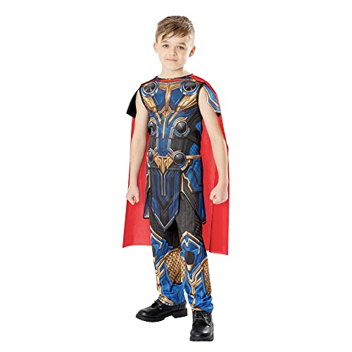 Rubies Offizielles Marvel Thor: Love and Thunder Thor, klassisches Kinder-Kostüm, Alter 7–8 Jahre