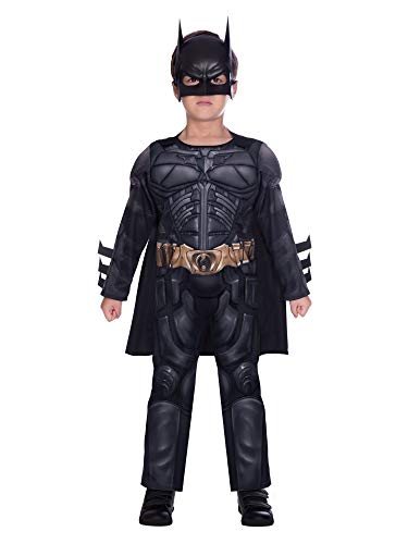 von amscan Kind Jungen Dark Knight Batman Kostüm (Alter 4-6 Jahre)