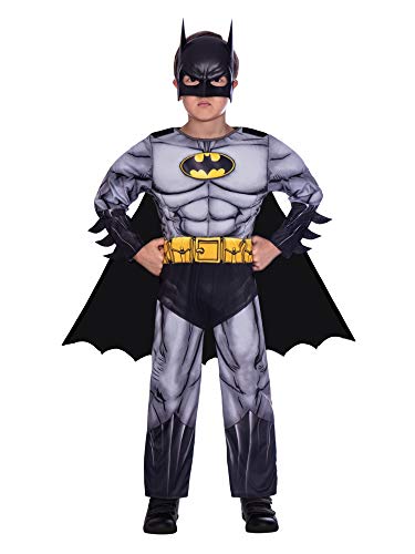 amscan Jungen Superhelden Kostüm - Classic Batman - Klein (4-6 Jahre)