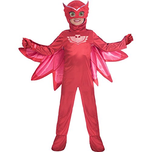 set high (PKT) (9902960) Child Girls PJ Deluxe Owlette Costume (7-8yr)