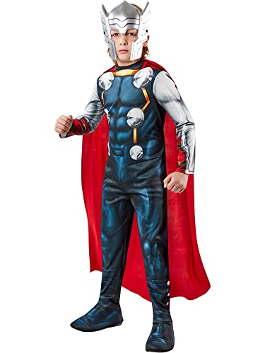 Rubie's Offizielles Kostüm Thor, Marvels Avengers, klassisch, für Kinder, Superhelden-Verkleidung, Größe L
