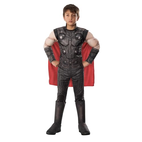 Rubie's Offizielles Luxuskostüm Thor, Avengers Endgame, Kindergröße M, 5-7 Jahre, Körpergröße 132 cm
