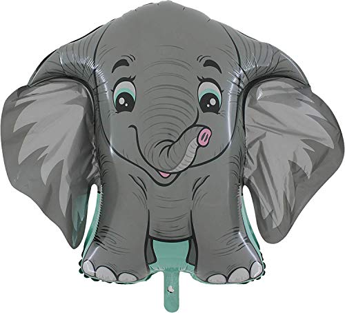 Toyland® 40 "Grey Elephant Character Foil - Kinderpartyballon - Partydekoration