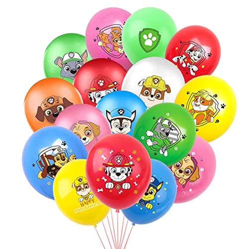 Luftballons Geburtstag, RosyFate 50 Stück Dog Luftballons, Anime Deko Ballons, Cartoon Ballons, für Kinder Geburtstag sfeier, Babyparty, Jubiläum Party Deko