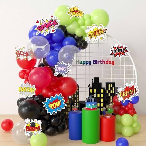 Geburtstags Mask Luftballons Dekorationen Pyjamahelden Geburtstag Deko für Kinder Partyzubehör